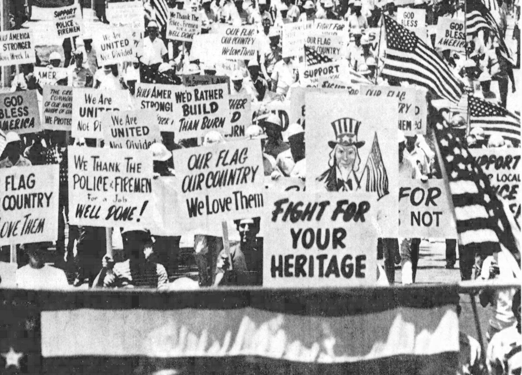 Parade marchers